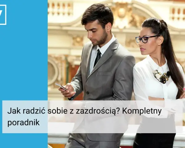 Para w garniturach, ona z założonymi rękami, on z telefonem. Czy to początek historii o zespole Otella i zazdrości?