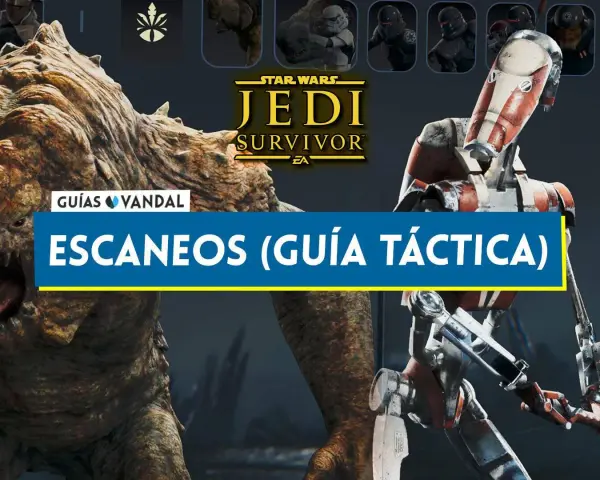 Guía táctica de escaneos en Jedi Survivor. Descubre cómo completar tu guía trofeos Jedi Survivor escaneando criaturas y droides.