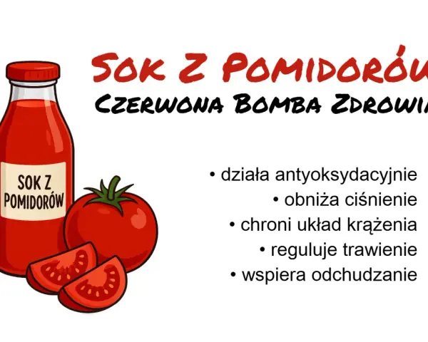 Sok pomidorowy na co dobry – odkryj jego niezwykłe korzyści zdrowotne