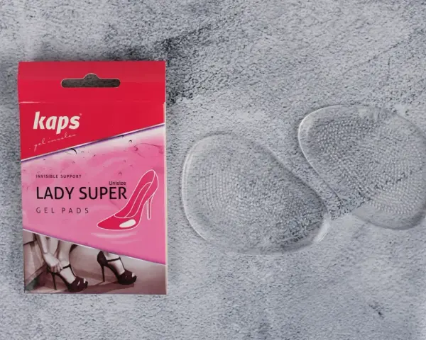 Kaps Lady Super Gel Pads – sposób, co zrobić, żeby buty nie obcierały w palcach. Miękkie wkładki żelowe zapewniają komfort.