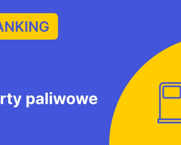 Ranking kart paliwowych dla jednoosobowej firmy. Ikona dystrybutora paliwa.