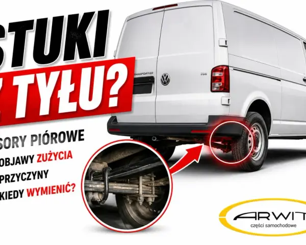 Stuki z tyłu? Sprawdź stan resory piórowe swojego Transportera. Objawy zużycia, przyczyny i kiedy wymienić.