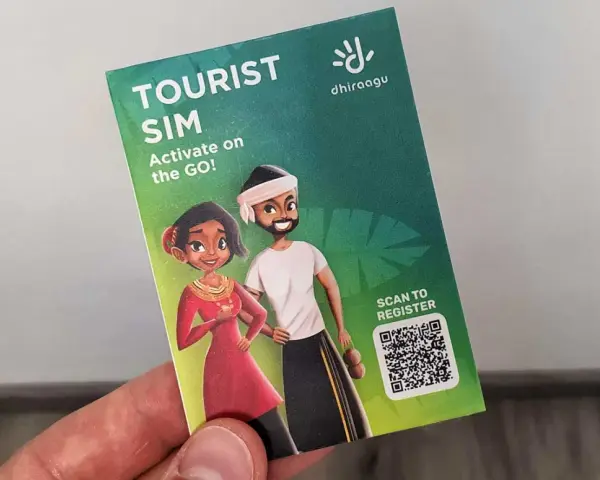 Scheda SIM turistica Dhiraagu per internet alle Maldive. Attiva subito per restare connesso durante la tua vacanza.