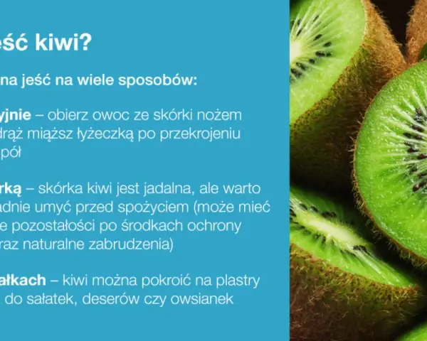 Kiwi: Ile kalorii, wartości odżywcze i korzyści dla zdrowia?