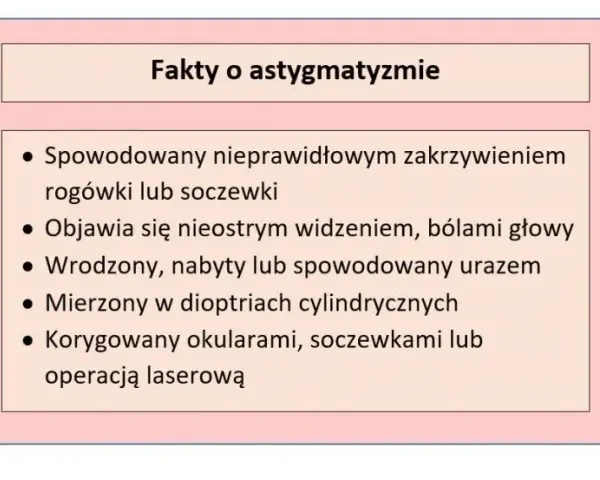 Astygmatyzm: Czy zniknie sam? Trwała korekcja i fakty medyczne