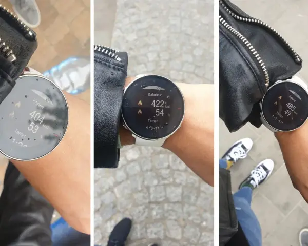 Zegarek pokazuje spalone kalorie podczas aktywności. Czy całowanie spala kalorie? Zegarek nie odpowie, ale na pewno spala je ruch!