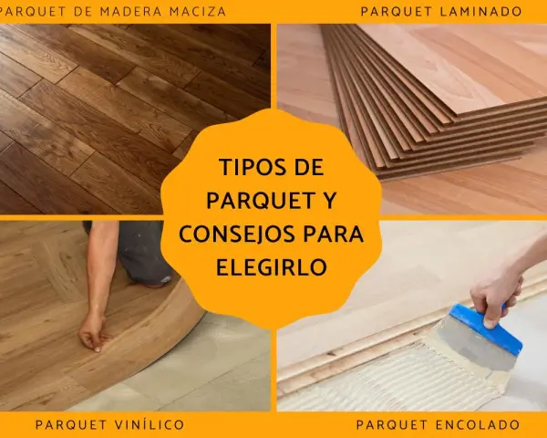 Explora diversos tipos de parquet: madera maciza, laminado, vinílico y encolado. Elige el ideal para tu hogar.