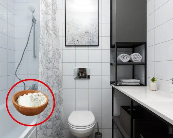 Un baño sin ventilación puede acumular humedad. Descubre cómo sacar la humedad del baño sin ventilación usando bicarbonato de sodio en un recipiente.