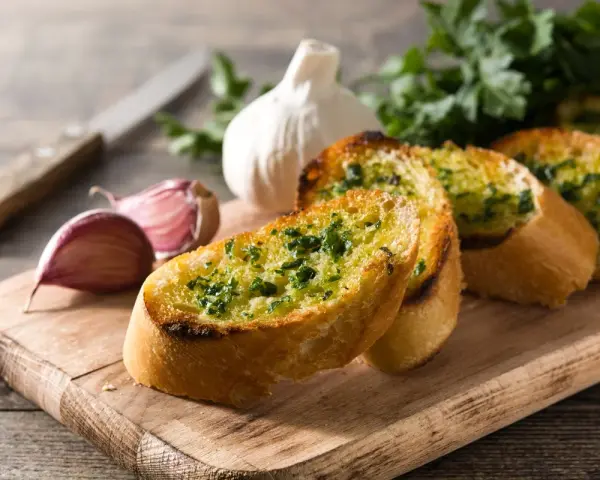 Bułka czosnkowa: Ile kalorii? Od 280 do 700 kcal! Skład i dieta