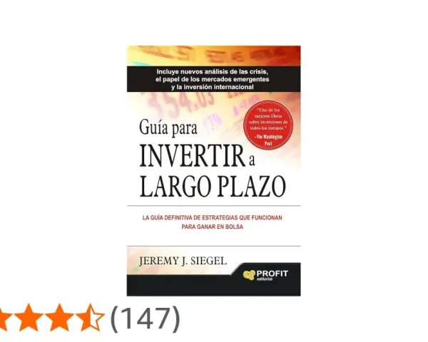 Libro "Guía para invertir a largo plazo", con análisis de crisis y mercados emergentes. Ideal para financiación a largo plazo.