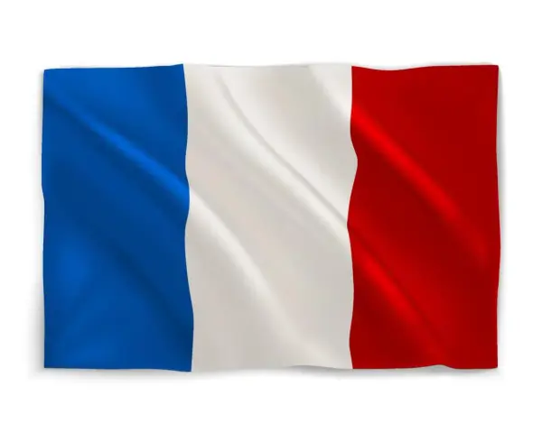 Onda la bandera azul blanco y rojo, símbolo de libertad y orgullo.