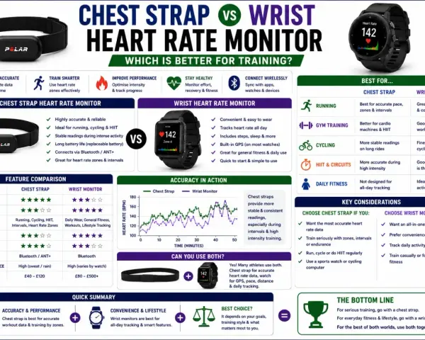 Chest strap heart rate monitors work by detecting electrical signals from the heart. They offer accurate data for serious training.