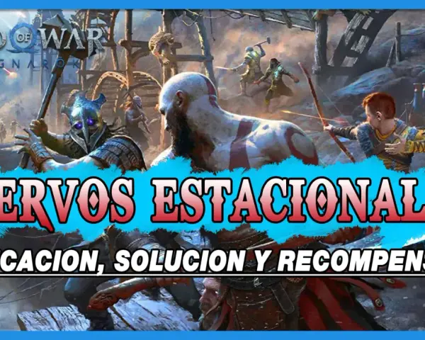 Kratos y Atreus en God of War Ragnarök, buscando ciervos estacionales. ¡Encuentra su ubicación, solución y recompensas!