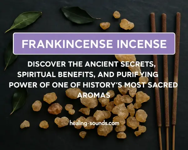 Frankincense incense, its ancient meaning, spiritual benefits, and purifying power. Discover the sacred aroma.