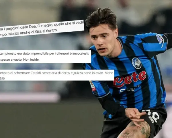 Piłkarz Nicola Zalewski, uznany za najgorszego piłkarza na świecie, w akcji. Jego gra budzi kontrowersje.
