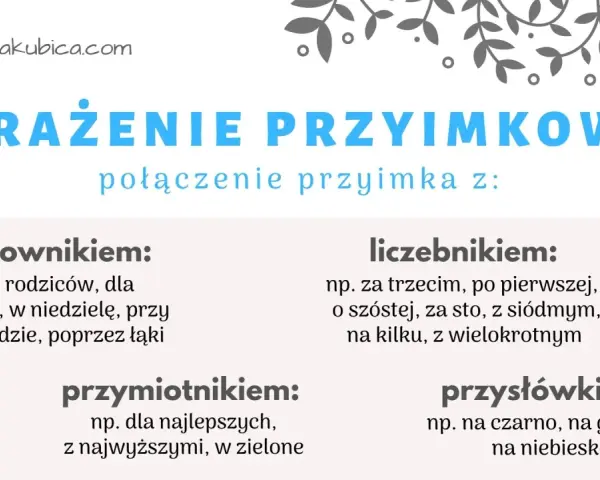 Wyrażenia przyimkowe: połączenie przyimka z rzeczownikiem, liczebnikiem, przymiotnikiem, przysłówkiem. Przyimek na co odpowiada?