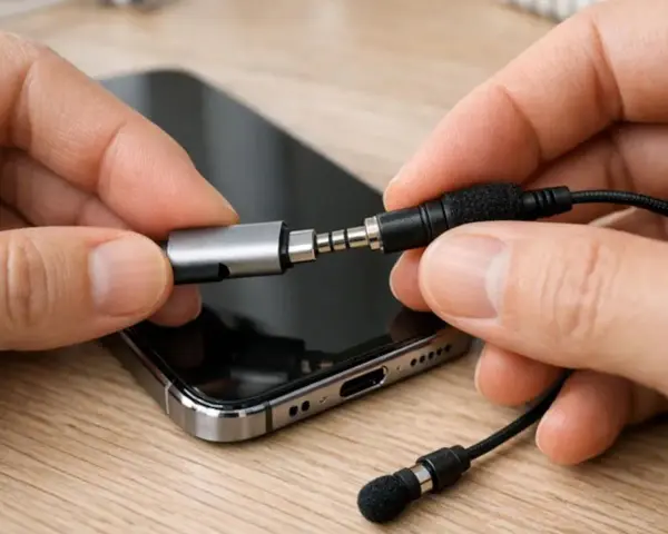 Adapter do telefonu ułatwia podłączenie słuchawek z mikrofonem z jednym wejściem.