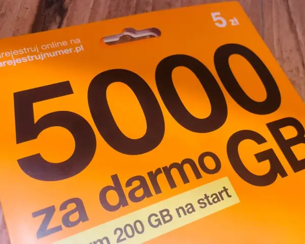 Karta SIM Orange z 5000 GB za darmo. Dowiedz się, jak sprawdzić swój numer telefonu Orange, rejestrując się online na zarejestrujnumer.pl.
