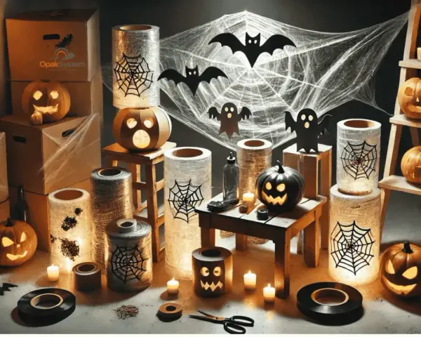 Straszne dynie, pajęczyny i duchy tworzą magiczną atmosferę. Zobacz, jakie **ozdoby na Halloween DIY** można stworzyć!