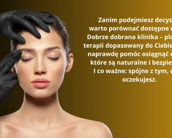 Dłoń w czarnej rękawiczce delikatnie dotyka twarzy kobiety.