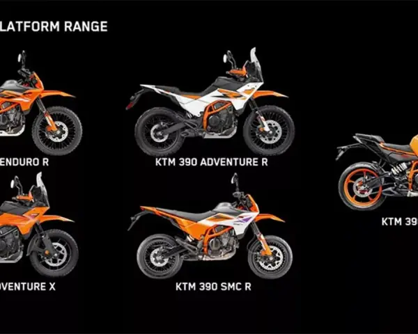 Le moto KTM 390: Enduro R, Adventure R, Adventure X, SMC R e Duke. L'altezza sella della KTM 390 Adventure è ideale per ogni avventura.