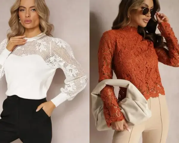 Co ubrać do koronkowej bluzki, aby wyglądać stylowo i modnie
