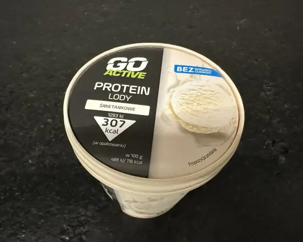 Lody proteinowe Gelatelli śmietankowe bez dodatku cukrów. Gdzie kupić? 307 kcal w opakowaniu.