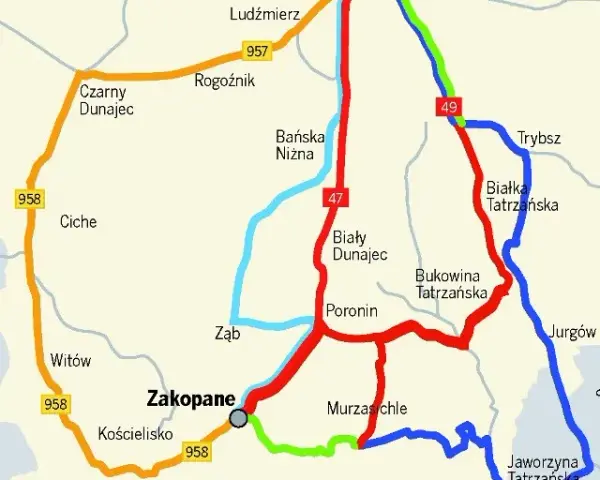 Najlepsza trasa do Zakopanego: uniknij korków i wybierz komfortową drogę