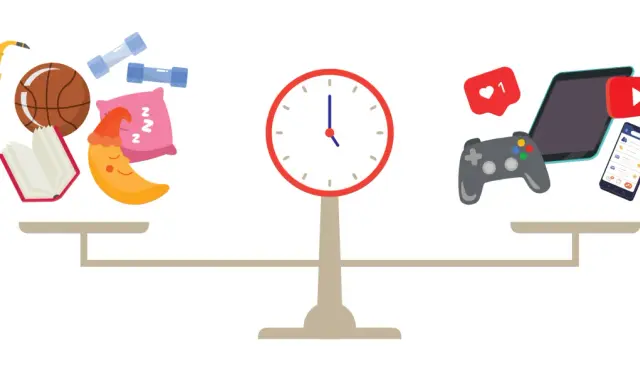 Balance entre activités enrichissantes (livre, sport, musique, sommeil) et le temps passé sur les réseaux sociaux chez les jeunes.