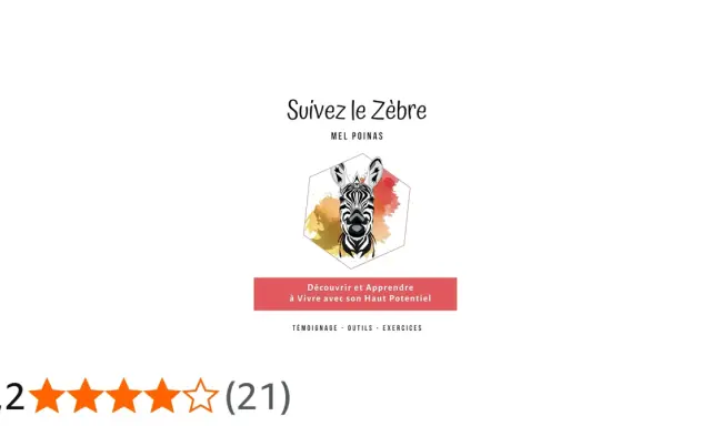 Illustration d'un zèbre stylisé, invitant à découvrir comment être un zèbre, avec des témoignages et exercices.