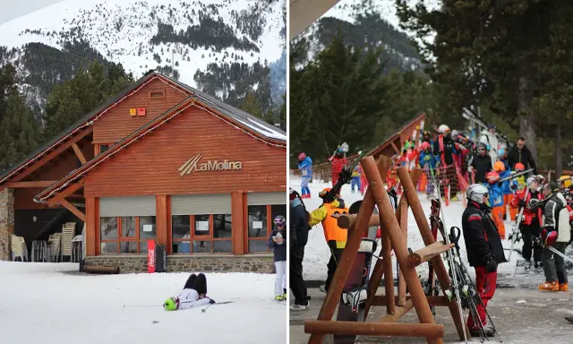 La Molina ofrece diversión invernal para toda la familia. Niños y adultos disfrutan de la nieve y el esquí.