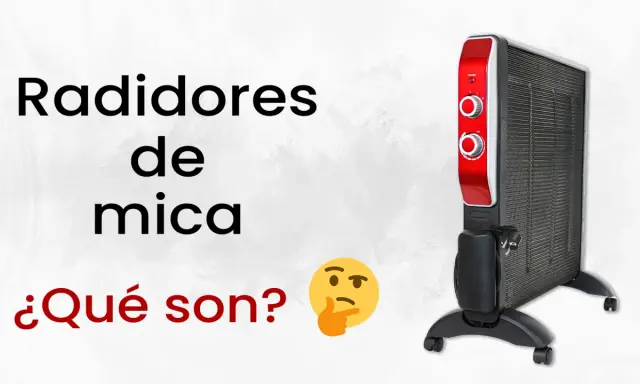 Radiadores de mica: ¿Qué son? Un calentador eléctrico con panel de mica, ideal para calentar espacios.