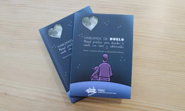 Manuales "Hablemos de Duelo" para abordar la muerte con niños, incluyendo un apartado sobre duelo en niños de 3 a 6 años.