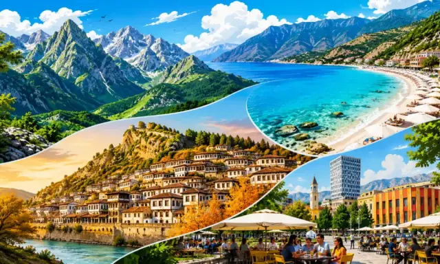 Albania w czerwcu: góry, plaża, zabytkowe miasto i miejski gwar. Idealna pogoda na zwiedzanie i relaks.