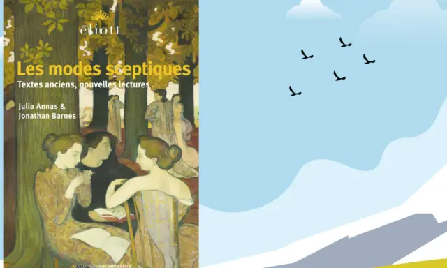 Couverture du livre "Les modes sceptiques" par Julia Annas et Jonathan Barnes. Je suis sceptique quant à la pertinence de ces lectures anciennes.