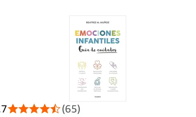 Libro "Emociones Infantiles: Guía de cuidados" de Beatriz M. Muñoz. Explora el respeto, el reconocimiento de emociones y el amor incondicional para niños.