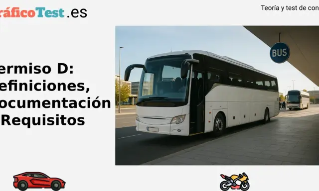 Un autobús blanco espera en una parada. Aprende a conducir un autobús con el Permiso D.