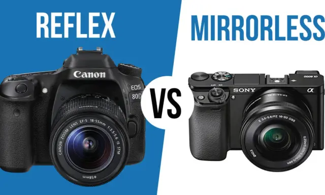Confronto tra reflex Canon e mirrorless Sony, un'evoluzione dalla prima macchina fotografica digitale.