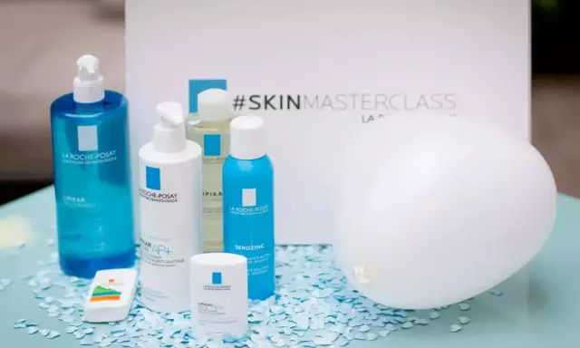 Produits La Roche-Posay, dont Lipikar et Serozinc, présentés lors d'un événement #SkinMasterclass. Avis dermatologue sur ces soins.