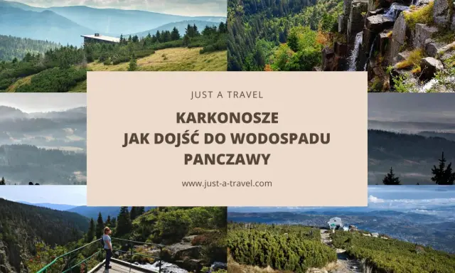 Karkonosze: malownicze widoki górskie i ścieżka do wodospadu Panczawy.