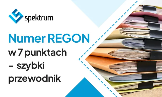 Numer REGON w 7 punktach – szybki przewodnik. Stos dokumentów w segregatorach.