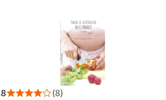 Manual de alimentación en el embarazo, con una mujer embarazada cortando verduras. Guía esencial para la nutrición embarazo.