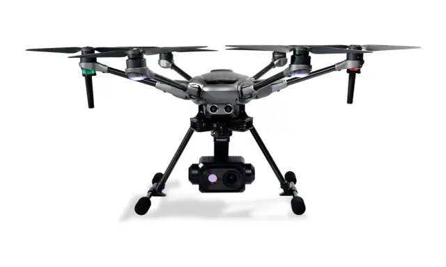 Der Yuneec H520E-Drone mit seiner Wärmebildkamera ist bereit für anspruchsvolle Aufnahmen.