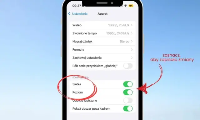 Siatka w aparacie iPhone: Włącz i rób profesjonalne zdjęcia!