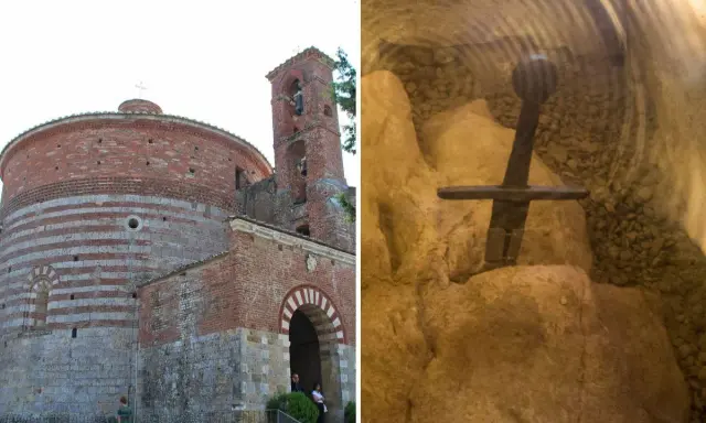 La spada nella roccia a San Galgano, un'antica leggenda che si svela.