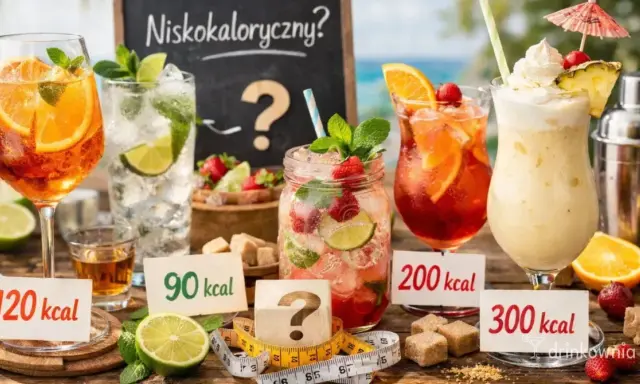 Orzeźwiające drinki, w tym Aperol Spritz, z etykietami kcal. Czy można cieszyć się smakiem bez wyrzutów sumienia?
