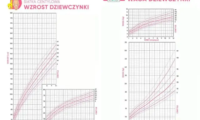 Siatki centylowe wzrostu i wagi dziewczynki. Sprawdź, ile powinno ważyć roczne dziecko.