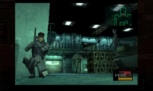 Snake w akcji w Metal Gear Solid. Skradanka, w której liczy się każdy ruch.