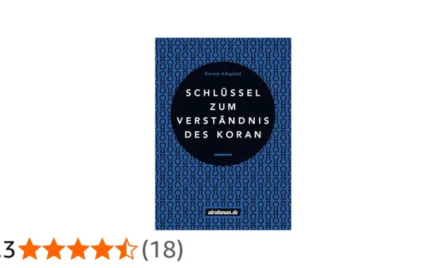 Buchcover "Schlüssel zum Verständnis des Koran" von Kerem Adıgüzel. Ein Schlüssel öffnet Türen, so wie der Koran uns den Weg zu Allahs Worten weist, beginnend mit Surah Al-Hamd.