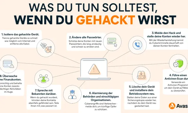 Was tun, wenn dein account gehackt wurde? Trenne das Gerät, ändere Passwörter, melde den Vorfall und scanne auf Malware.